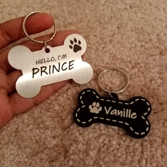 collier pendentif personnalisé pour chat et chien