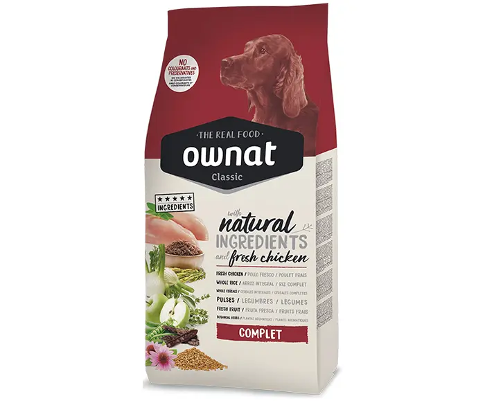 ownat classic complet chien adulte 20 kg