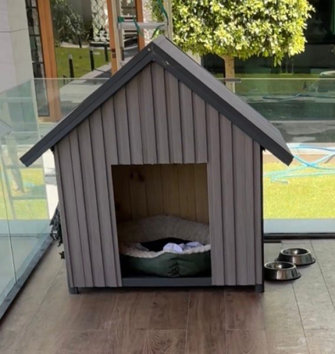 2 GOLDEN RETRIEVER tres beaux + niche fabriqué spéciale