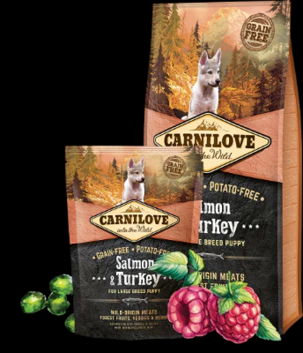 Carnilove Saumon & Dinde Large Breed Puppy
